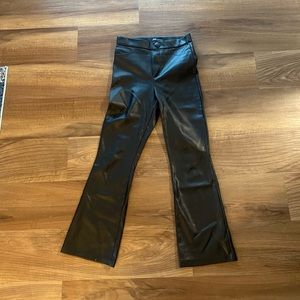 Leather Flares